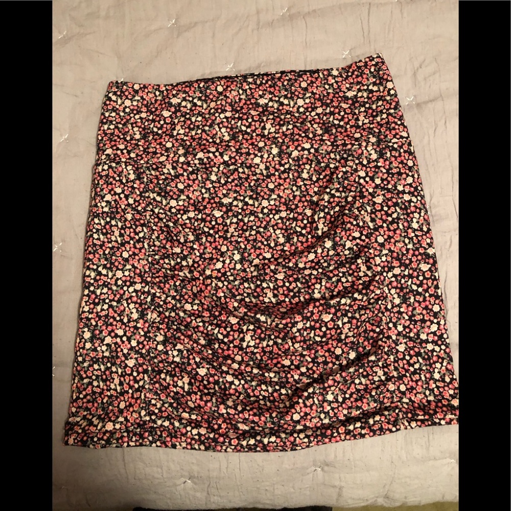 Multicolored flowery Free People skirt